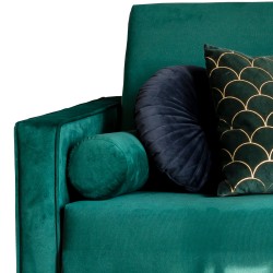 Zielona sofa / kanapa z funkcją spania